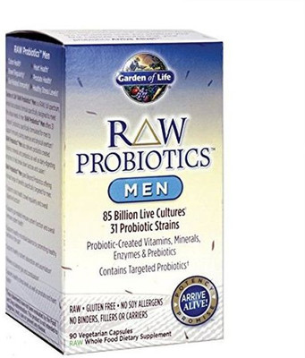 

Garden Of Life RAW Probiotics' Men - 85 billion - 90 Vegetarian Capsules(90 No)