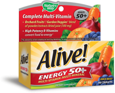 

Nature's Way Alive! Energy 50+ without Iron - 60 Tablets(60 No)