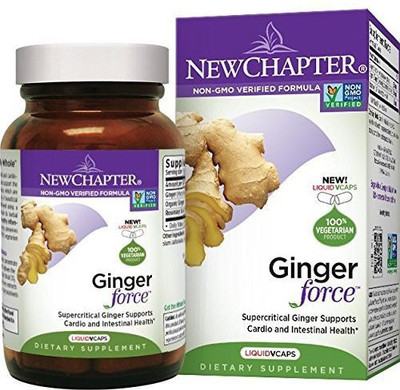 

New Chapter Ginger Force' - 60 Vegetarian Capsules(60 No)