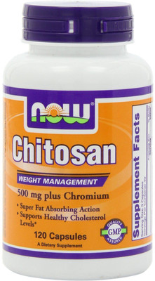 

Now Foods Chitosan - 500 mg - 120 Veg Capsules(120 No)