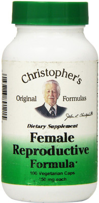

Christopher Original Formulas Female Reproductive Formula 450 mg 100 Veggie Caps(100 No)