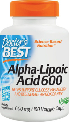 

Doctor's Best Best Alpha-Lipoic Acid 600 mg 180 Veggie Caps(180 No)