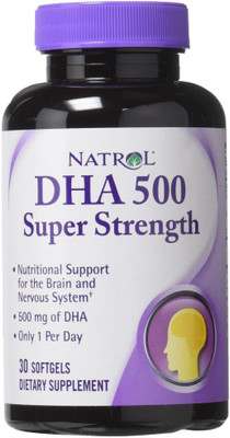 

Natrol DHA 500 Super Strength - 500 mg - 30 Softgels(30 No)