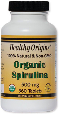 

Healthy Origins Organic Spirulina 500 mg 360 Tablets(360 No)