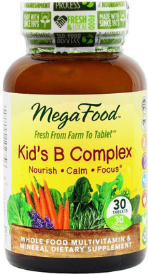 

MegaFood Kid's B Complex - 30 Tablets(30 No)