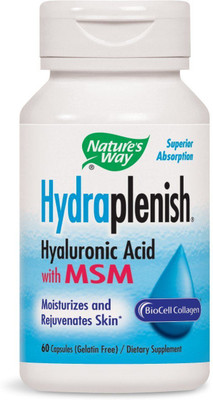 

Nature's Way Hydraplenish Hyaluronic Acid With MSM 60 Capsules(60 No)