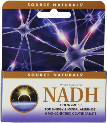 

Source Naturals NADH CoEnzyme B-3 5 mg 30 Tablets(30 No)