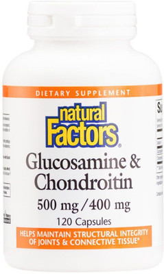 

Natural Factors Glucosamine & Chondroitin - 120 Capsules(120 No)