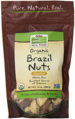 

Now Foods Real Food Organic Brazil Nuts Unsalted 10 oz (284 g)(284 g)