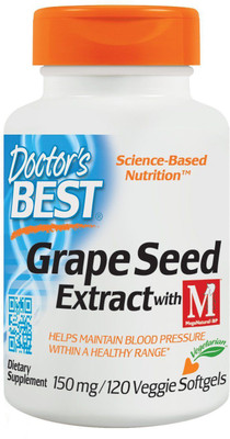 

Doctor's Best Grape Seed Extract with MegaNatural-BP 150 mg 120 Veggie Caps(120 No)