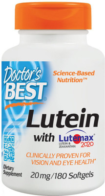 

Doctor's Best Best Lutein With Lutemax 2020 20 mg 180 Softgels(180 No)