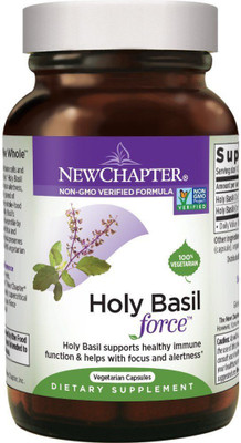 

New Chapter Holy Basil Force' - 120 Vegetarian Capsules(120 No)