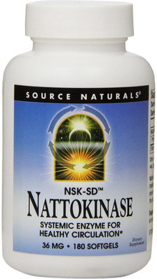 

Source Naturals NSK-SD' Nattokinase - 36 mg - 180 Softgels(180 No)