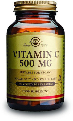 

Solgar Vitamin C 500 mg 100 Vegetable Capsules(100 No)