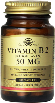 

Solgar Vitamin B2 50 mg 100 Tablets(100 No)