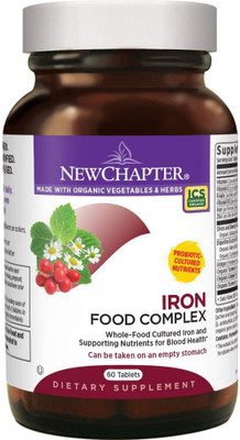

New Chapter Iron Food Complex - 60 Tablets(60 No)