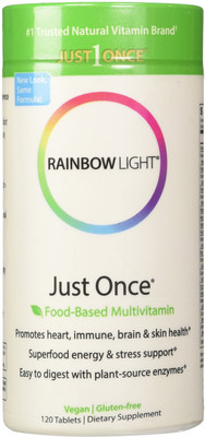 

Rainbow Light Just Once Food-Based Multivitamin 120 Tablets(120 No)