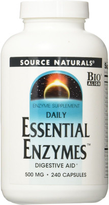 

Source Naturals Daily Essential Enzymes 500 mg 240 Capsules(240 No)
