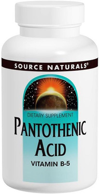 

Source Naturals Source Naturals, Pantothenic Acid, 500 mg, 200 Tablets(200 No)