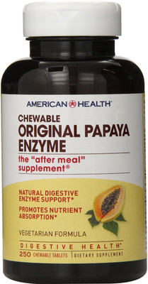 

American Health Chewable Original Papaya Enzyme 250 Chewable Tablets(250 No)
