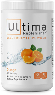 

Ultima Health Products Ultima Replenisher' Electrolyte Powder Orange - 90 Servings(306 g)