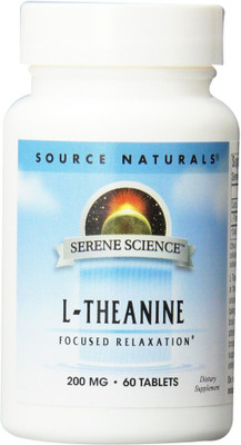 

Source Naturals L-Theanine 200 mg 60 Tablets(60 No)