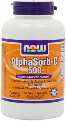 

Now Foods AlphaSorb-C 500 - 180 Veg Capsules(180 No)