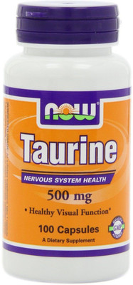 

Now Foods Taurine 500 mg 100 Capsules(100 No)