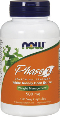 

Now Foods Phase 2 Starch Neutralizer 500 mg 120 Veg Capsules(120 No)
