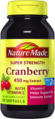 

Nature Made Cranberry With Vitamin C - 450 mg - 60 Softgels(60 No)