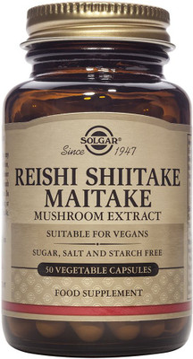 

Solgar Reishi Shiitake Maitake Mushroom Extract 50 Vegetable Capsules(50 No)