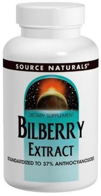 

Source Naturals Bilberry Extract 100 mg 120 Tablets(120 No)