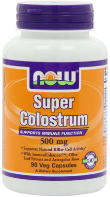 

Now Foods Super Colostrum - 500 mg - 90 Veg Capsules(90 No)