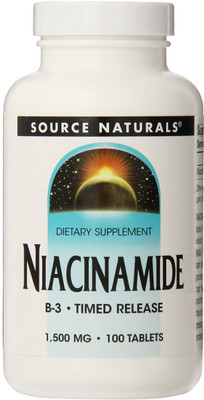

Source Naturals Niacinamide B-3 Timed Release 1500 mg 100 Tablets(100 No)