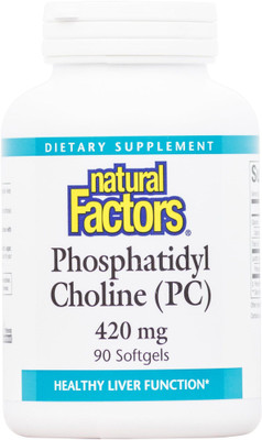 

Natural Factors Phosphatidyl Choline (PC) 420 mg 90 Softgels(90 No)