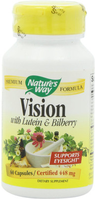 

Nature's Way Vision With Lutein & Bilberry 443 mg 60 Capsules(60 No)