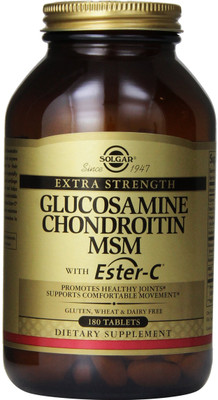 

Solgar Glucosamine Chondroitin MSM With Ester-C 180 Tablets(180 No)