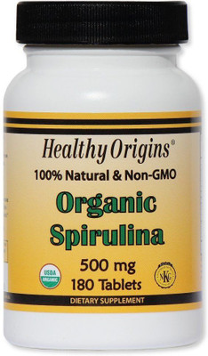 

Healthy Origins Organic Spirulina 500 mg 180 Tablets(180 No)