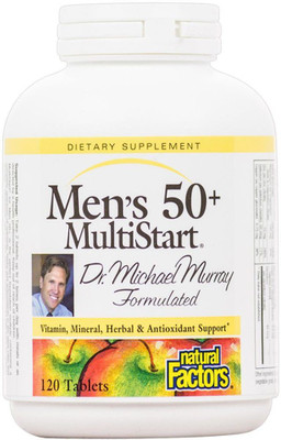

Natural Factors Men's 50 plus MultiStart' - 120 Tablets(120 No)