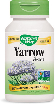 

Nature's Way Yarrow Flower - 325 mg - 100 Vegetarian Capsules(100 No)