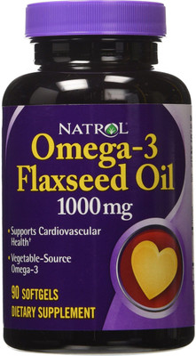 

Natrol Omega-3 Flax Seed Oil - 1000 mg - 90 Softgels(90 No)
