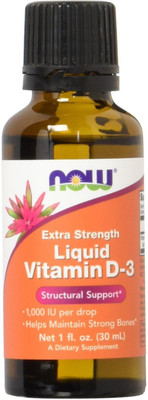 

Now Foods Liquid Vitamin D-3 Extra Strength 1000 IU 1 fl oz (30 ml)(30 ml)