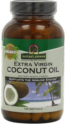 

Nature Answer Extra Virgin Coconut Oil 120 Softgels(120 No)
