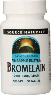 

Source Naturals Bromelain 2000 GDU/g 500 mg 60 Tablets(60 No)