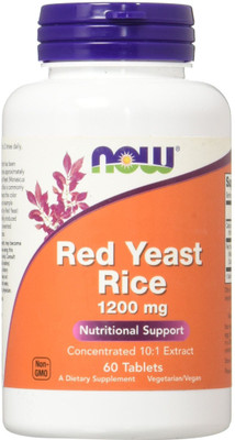 

Now Foods Red Yeast Rice 1200 mg 60 Tablets(60 No)