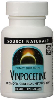 

Source Naturals Vinpocetine 10 mg 120 Tablets(120 No)