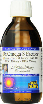 

Natural Factors Rx Omega-3 Natural Orange Flavor 8 fl oz (237 ml)(237 ml)