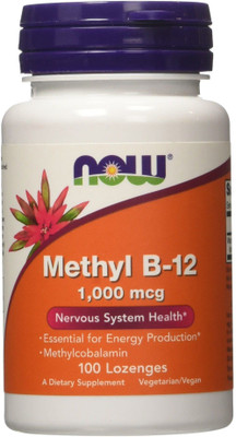

Now Foods Methyl B-12 1000 mcg 100 Lozenges(100 No)