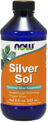 

Now Foods Silver Sol - 10 ppm - 8 fl oz(250 ml)