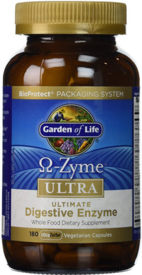 

Garden Of Life O-Zyme' Ultra Ultimate Digestive Enzyme Blend - 180 Vegetarian Capsules(180 No)